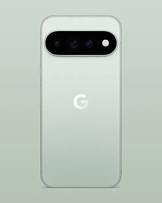 Pixel 11 Pro XL in Fog, from the back