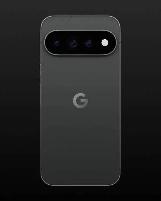 Pixel 11 Pro XL in Obsidian, from the back